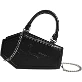 Tarvione Halloween Purses for Women Cross Coffin Bag Gothic Handbag | Novelty Halloween, Top Handle, Crossbody, Shoulder Bags