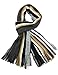 Dahlia Men's 100% Fine Acrylic Colorful Striped Knit Long Scarf