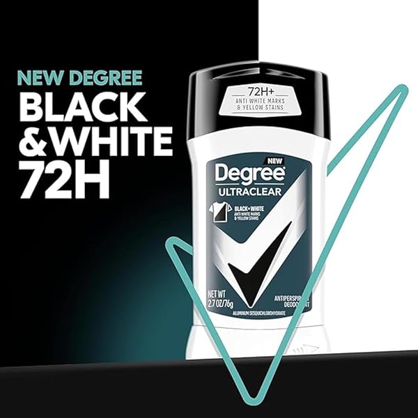 DEGREE DEODORANT 2.7 OUNCE MENS ULTRA CLEAR BLACK & WHITE (79ML) (2 PACK)