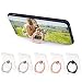 Phone Ring Cell Phone Ring Holder 360 Degree Rotation Phone Ring Holder Transparent Finger Ring Stand Kickstand Compatible Most of Smartphones Set of 5 primary