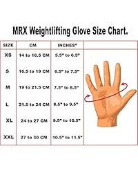 MRX Weightlifting Gloves for Men and Women Gym Workout Bodybuilding Strength Training Crossfit Weight Lifting Grip Glove with Padded Palm