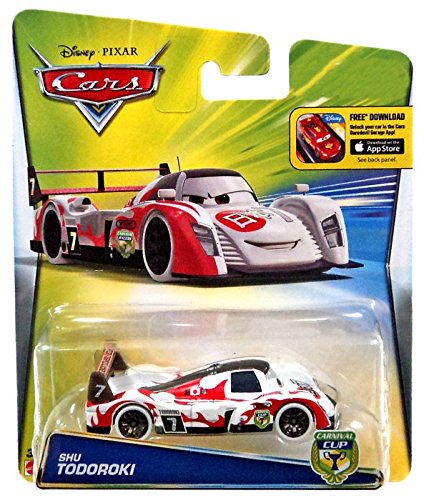 Disney Cars Carnival Cup Shu Todoroki White Tires