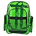 Green Clear Transparent PVC Multi-pockets School Backpack/ Outdoor Backpack