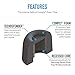 Comply TrueGrip Pro Memory Foam Tips for Samsung Galaxy Buds True Wireless Earbuds - Secure Fit Tips with TechDefender Made from Comfortable Memory Foam - 3 Pairs (Medium/Large)