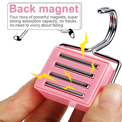 Purture All-purpose Magnetic Hooks, Creative Magnetic Hooks, Super Strong Magnetic Hooks, Colorful Magnetic Hooks, Powerful Magnetic Hooks, Set of 3