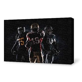 Canvas Wall Art Sports Pictures Home Wall Decorations for Bedroom Living Room Paintings Canvas Prints Framed - 12x18 inches