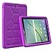 Galaxy Tab A 9.7 Case - Poetic [Turtle Skin Series]-[Corner/Bumper Protection][Tactile Side Grip][Sound-Amplification][Bottom Air Vents] Protective Silicone Case for Samsung Galaxy Tab A 9.7 Purple