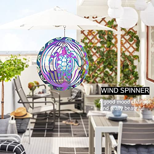 MaySol Wind SpinnerTurtle Wind Spinners for Yard and Garden,3D