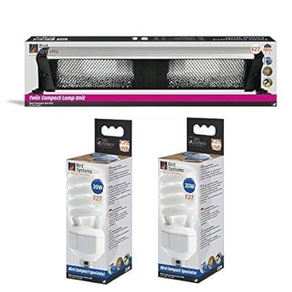 Bird Systems - Kompaktleuchte für Vögel 60cm + 2x Bird Lamp Specialist