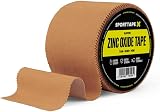 SPORTTAPE Tan Zinc Oxide Tape 5cm x 10m | Rigid Strapping for Joints