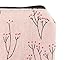 Leegoal(TM) Elegant Multi Fuctional Canvas Floral Pouch Pencil Pen Case Bag (Pink)
