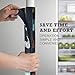 Sheskind Refrigerator Door Handle Cover Kitchen Appliance Decor Handles Antiskid Protector Gloves for Fridge Oven Keep Off Fingerprints,Liquid,Oil Stain,Food Spot,2 Pieces (14.5