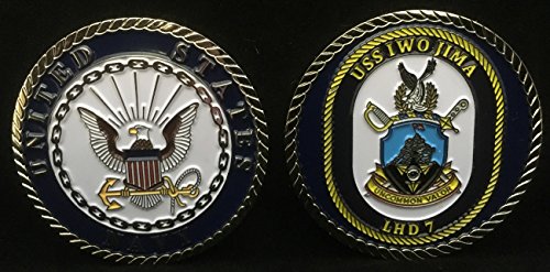 USS Iwo Jima LHD 7 (Enlisted) Challenge Coin