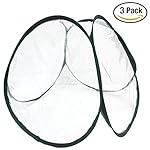 Mini Greenhouse Value Set -- Pack of 3 Small Pop-Up Greenhouse Plant Covers (Indoor, Outdoor) (3 Pack)