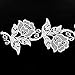 Floral Motifs Boho White Lace Applique Trim Sequins Flower Embroidery Applique Sewing Craft,2 Yards