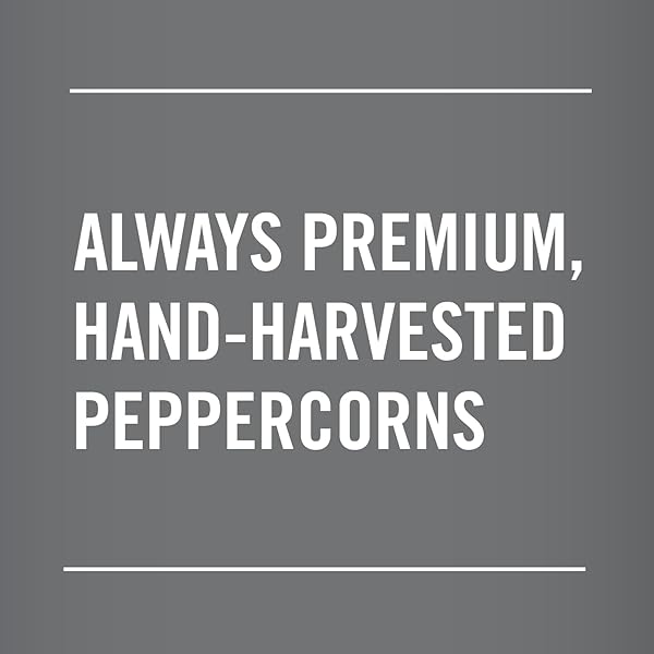 MCCORMICK WHOLE BLACK PEPPER (MADE WITH WHOLE PEPPERCORNS), 17.5 OZ