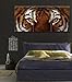 Natural art – Ferocity Tiger with Eye Staring Wall Art Painting Pictures Print On Canvas Animal The Picture for Home Modern Decoration
