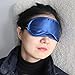 Sleep Eye Mask with Gel Pack, Therapeutic Hot Cold Relief Mask for Travel, Meditation, Puffy Eyes & Dark Circles, Multifunctional eyeshade Flannel Inside. Includes Ear Plugs & Carry Pouch