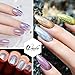 Nail Powder WENIDA 8 Jar Premium Chrome Mirror Laser Synthetic Resin Powder Manicure Art Decoration With 8pcs Eyeshadow Sticks