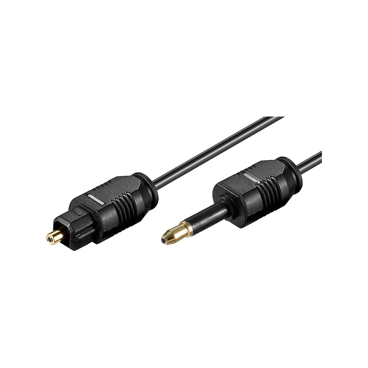 Goobay 51225 Toslink Optical Digital Audio Link Cable, 2.2mm Diameter, 2m Cable Length