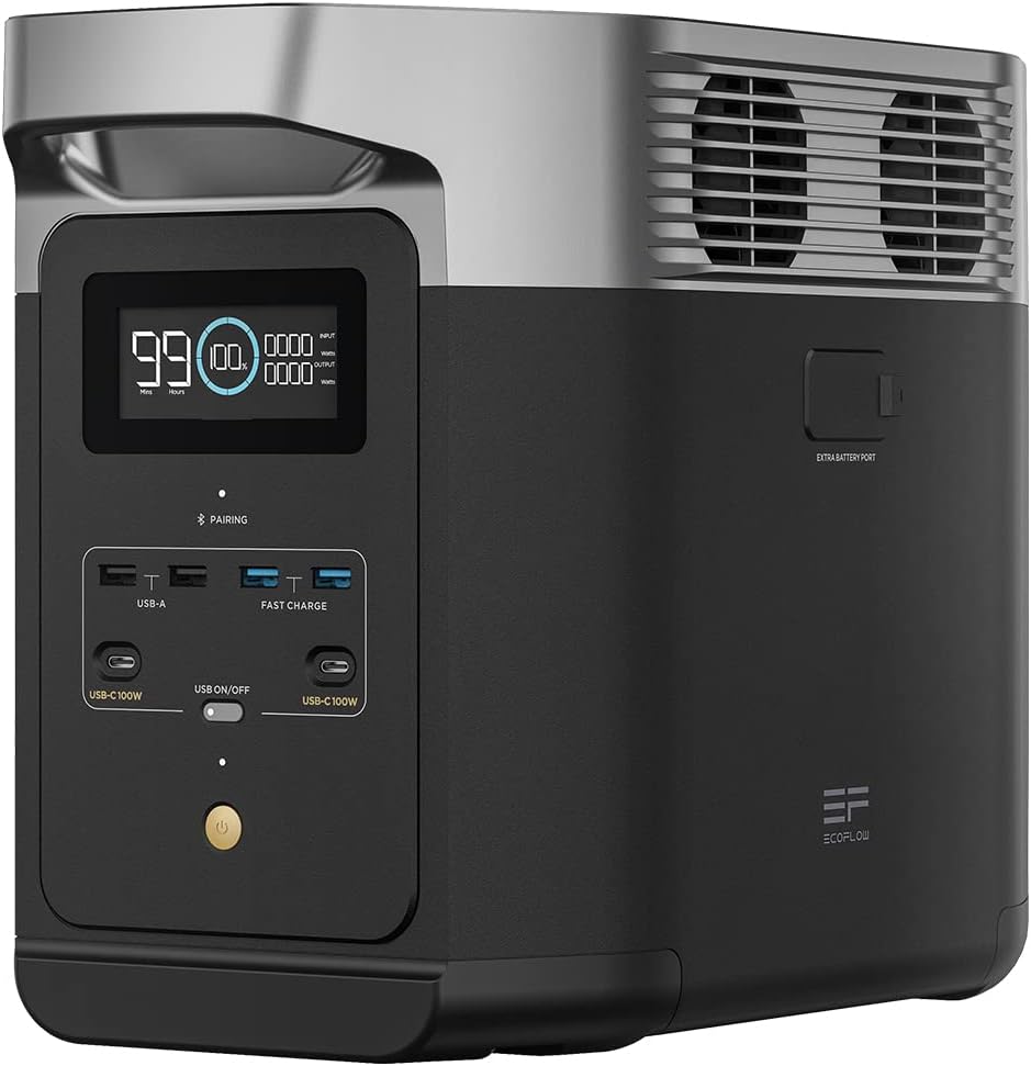 EF EcoFlow Delta 2 Portable Power Station 1-3kWh Expandable Capacity Renewed