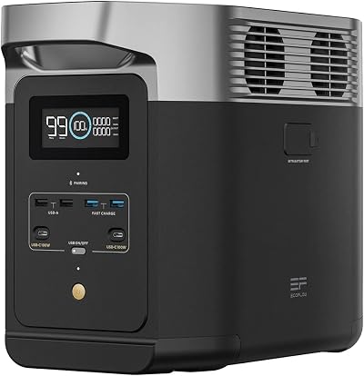EF ECOFLOW Delta 2 Portable Power Station 1-3kWh Expandable Capacity