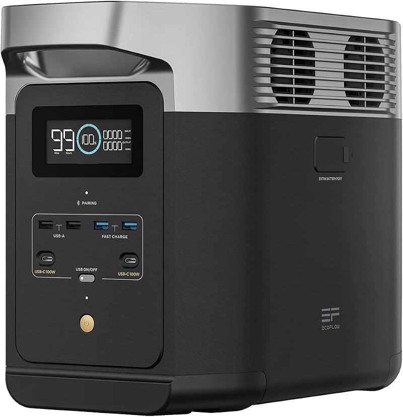 EF EcoFlow Delta 2 Portable Power Station 1-3kWh Expandable Capacity Renewed