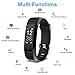 Fitness Tracker YuanGuo YG3 Plus Activity Tracker Sports Watch Smart Bracelet Pedometer Fitness Watch with Heart Rate Monitor/GPS/Step Counter/Sleep Monitor for Android and IOS (Black)