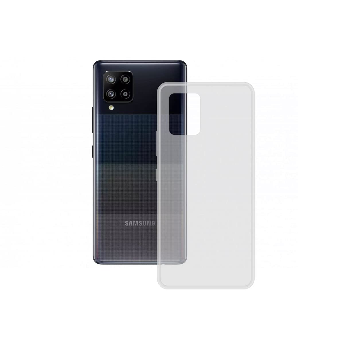 KSIX TPU Flex Case for Galaxy A42 5G Transparent