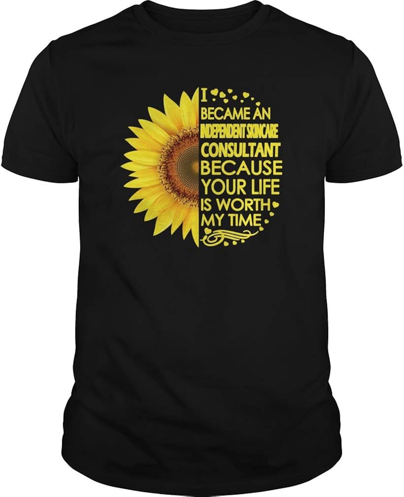 Independent Skincare Consultant Sunflower T-Shirts - Unisex Tee
