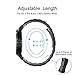 for Xiaomi Amazfit Bip Band, Lamshaw Stainless Steel Metal Replacement Straps for Xiaomi Huami Amazfit Bip Younth Watch (Black)