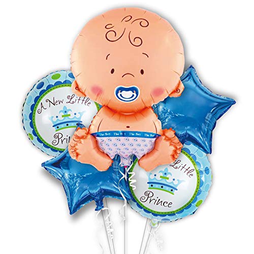 ヘリウムパーティーバルーン Diy ベビースター ホイルバルーン B07jqz8yr3 結婚式 ベビーシャワーパーティー 5個 Mcolour 誕生日デコレーション Balloon 28インチ ベビー用ボール 種類豊富な品揃え