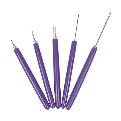 IMISNO DIY Paper Quilling Slotted Tools (Pack of 5 )