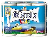 Cottonelle For Kids Toilet Paper, Prints, Case Pack, Four - 12 Roll Packs (48 Rolls)