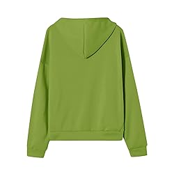 MKLUNJOP Jackets For Women Trendy Zip Up Hoodie