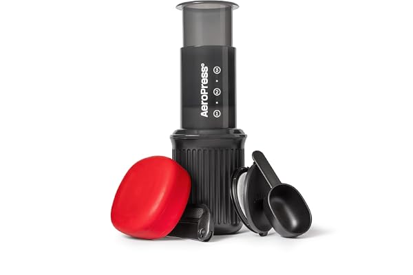 AeroPress Go, Extra Small Portable Coffee Maker Kit, Travel, Hiking & Camping, All-in-One French Press, Pour-Over & Espresso