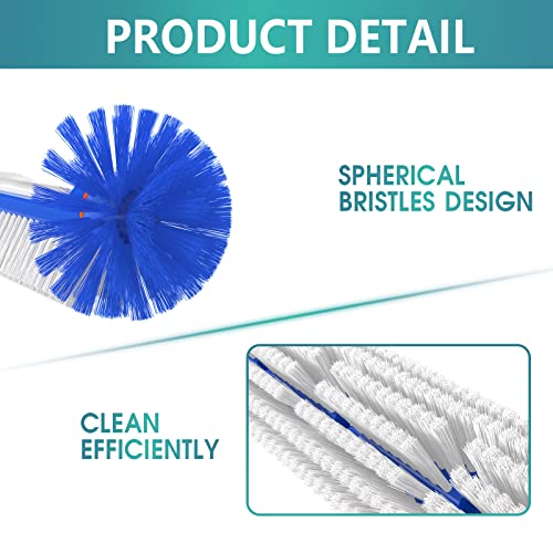 Cheerclean Pool Brush, Hemispherical Bristles, Pool Cleaning Brush Head