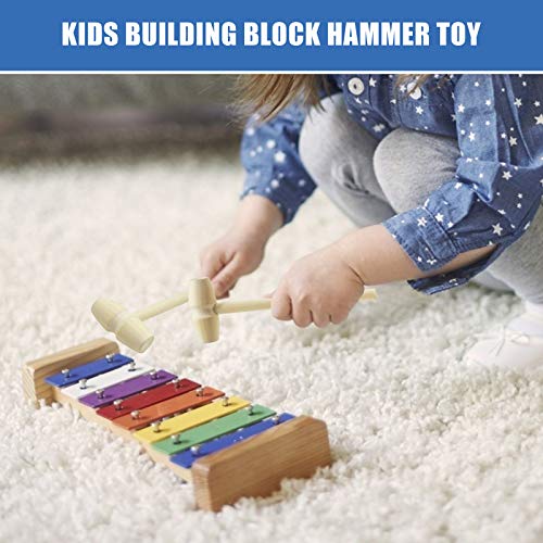 20 PCS Wooden Mallets Mini Wooden Hammers for Chocolate Crab Lobster