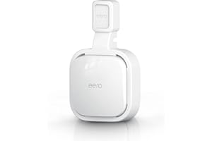 Wall Mount Holder for eero Pro 6e/6 Mesh Wi-Fi System - Outlet Stand Bracket and Wire Organizer for Tri-Band Extender Router 