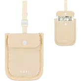 YOYI YOYI RFID Blocking Bra Wallet Travel Pouch, Secret Pocket for Credit Cards &amp; Cash