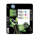 HP 933XL High Yield Officejet Ink Cartridges (Cyan / Magenta / Yellow) (CR316BN)