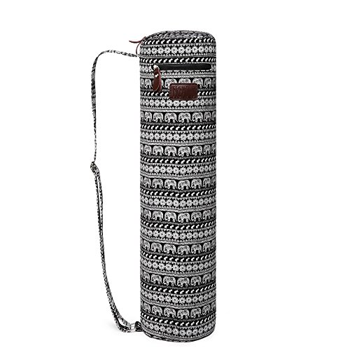 Fremous Yoga Mat Bag and Carriers for Women and Men - Double Storage Pocket - Easy Access Zipper - Adjustable Shoulder Strap and Handle (Elephant) - Thumbnail 7