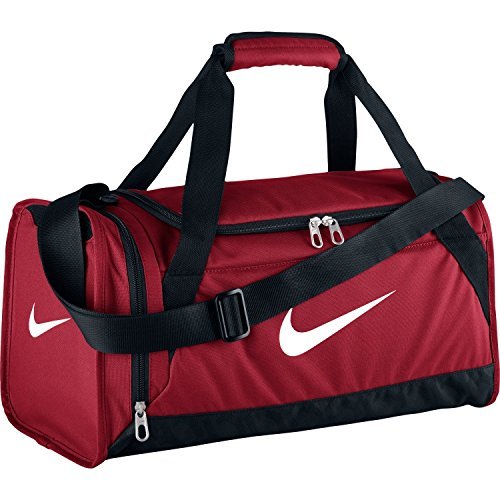 Nike Brasilia 6 XSmall Duffle Bag (Gym Red/Black, One Size) Amazon.co