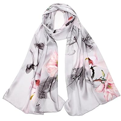 Women's Mulberry Silk Scarf Large Headscarf Long Shawls Wraps Fashion Neck Scarf Women's Mulberry Silk Scarf Large Headscarf Long Shawls Wraps Fashion Neck Scarf