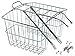 Wald 520 Rear Twin Bicycle Carrier Basket (13.5 x 6.25 x 11), Silver