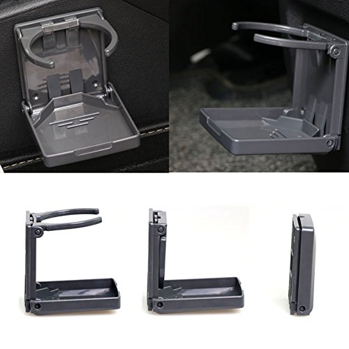 image for LVOERTUIG Adjustable Folding Drink Cup Bottle Beverage Can Holder Stan