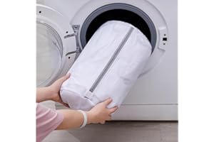 1 Pc 360 Degree Rotating Shoe Wash Bag Mesh Zipper Laundry Protector for Washing Machine, Travel, Gym and Sneaker Storage, A,