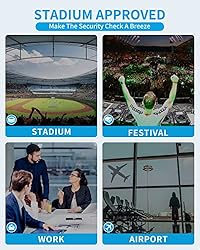 Paxiland Clear Bag for Stadium Events