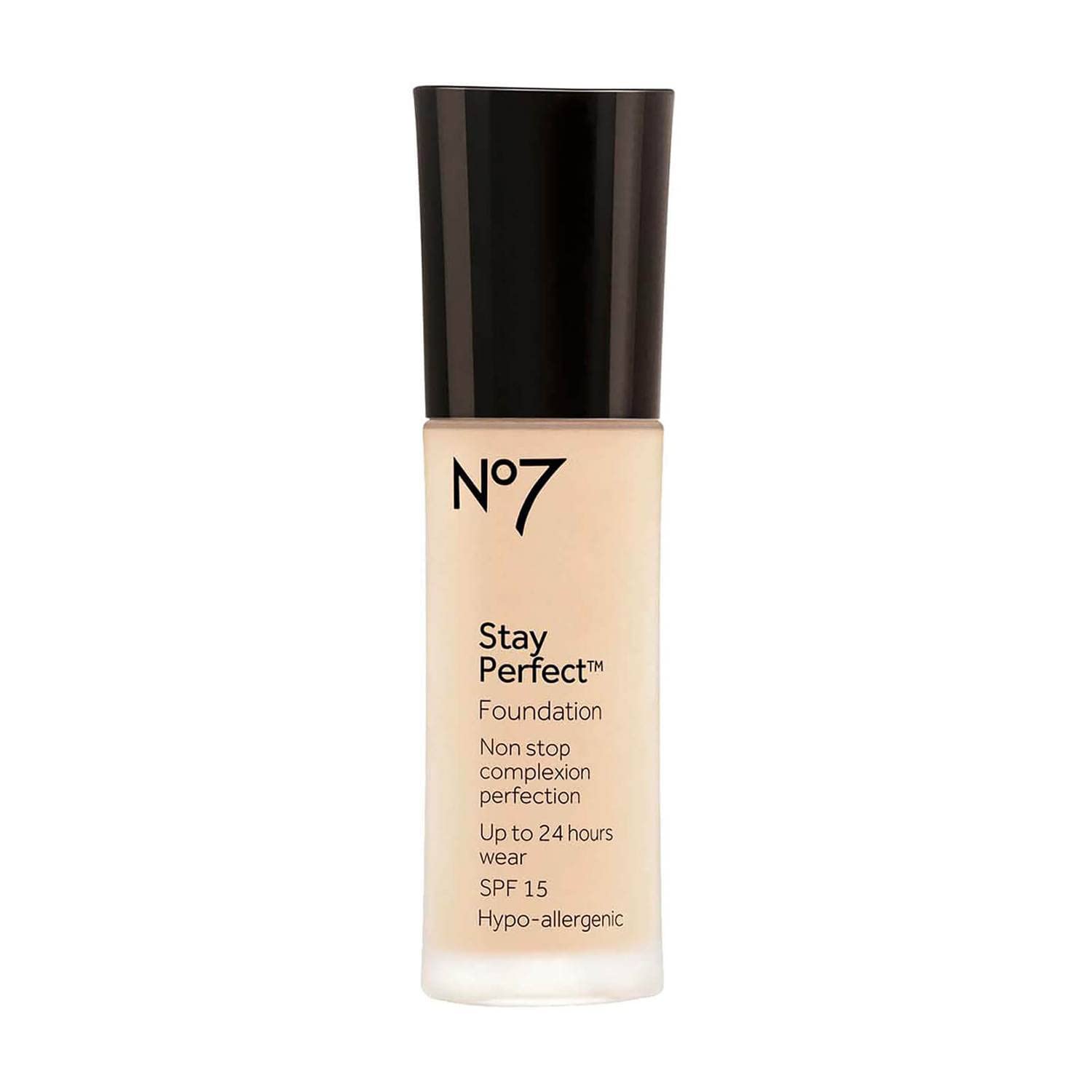 NO7 Stay Perfect Foundation All Skin Types Coverage Medium Porcelain Color 30 ml