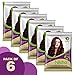 Nisha Henna Based Color Dye For Hair (0.53 Ounce (Pack of 6), Burgundy Red)